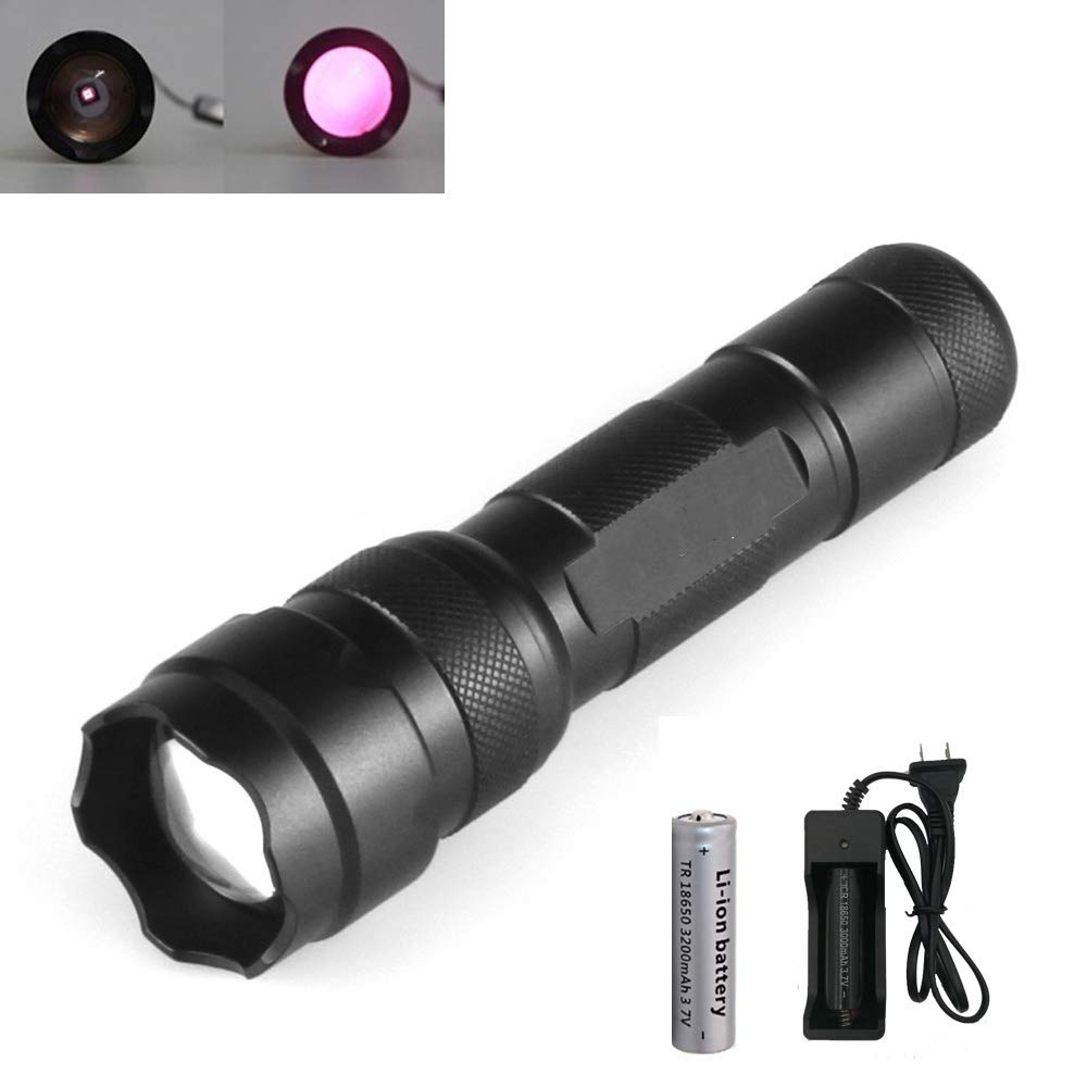 Buy IR Flashlight 850nm, PROFORUS IR Illuminator Flashlights 5W 850nm