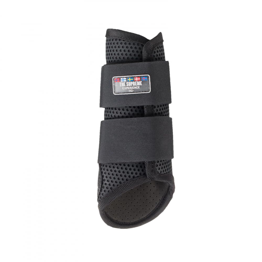 HORZE Impact Dressur Fesselkopfgamaschen, Schwarz, L