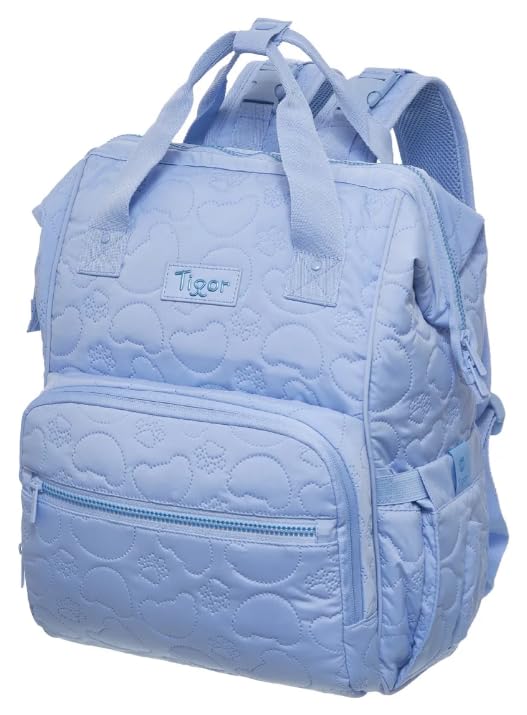Mochila Maternidade Tigor T Tigre Little Shine Azul 100% ORIGINAL