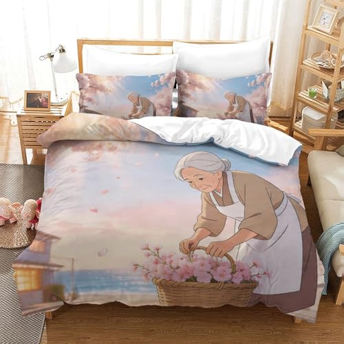 Housse de couette jardinage 200x200 microfibre imprimée 3D - 2