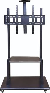 Interactive Flat Panel Display Stand/TV Stand/IFP Stand 55/65/75/86 inch TV Stand with Wheels, Rolling TV Cart, Movable Television Stand (55 to 86 Inch) Maximum Load Capacity of 150kg