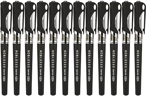 Image of MyLifeUNIT Black Ink Gel Pens, 1.0 mm Bold Point Pens, 12 Pack