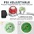 5FT 0-30 PSI Adjustable High Pressure Propane Regulator with Gauge 0~60PSI Gas Flow Indicator QCC1 Stainless Propane Hose with 3/8 Flare x 1/8 MNPT Fits for LP Gas Cooker, Burner, Smoker, Turkey Fryer
