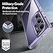 ESR for Samsung Galaxy S24 Ultra Phone Case, 3 Stand Modes Kickstand for S24 Ultra Cover, Military-Grade Drop Protection, Slim Fit, Boost Series Case, Clear Purple