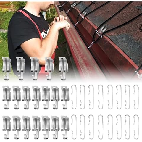 HEATIT Roof De-Icing Heating Cable 16 Spacer and 19 Clips Kit Cover