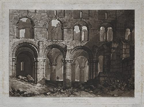 Poster Turner Cathédrale de l'île Sainte haute définition 50 x 70 cm
