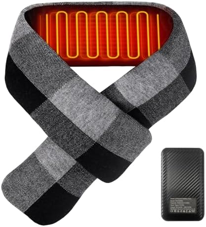 Heated Scarf for Women & Men - Rechargeable Electric Heating Scar...
