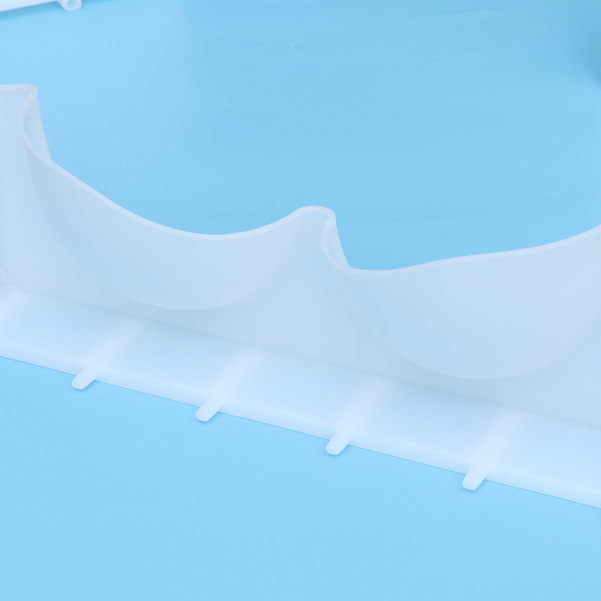 Zerodeko Caja de Plástico para Guardar Sujetadores 6 Piezas, Blanco