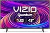 VIZIO 43-Inch Quantum 4K QLED Smart TV Bundle - 120fps Gaming, Dolby Vision HDR10+, HDMI VRR, Bluetooth, Alexa Compatible, w/AUX HDMI Cable, 12-Month CPS Protection, Streaming Kit