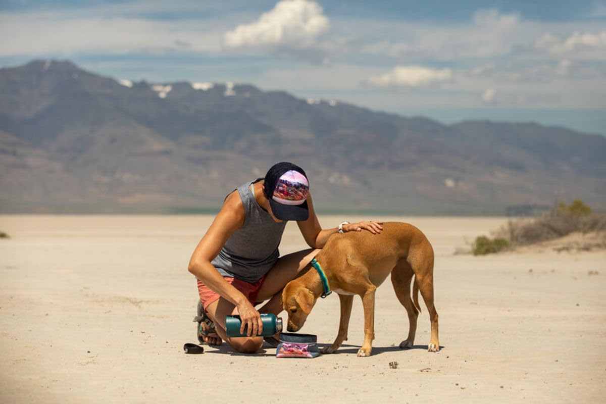 Ruffwear Quencher Travel Reise-Hundenapf, Tragbarer und Faltbarer Wassernapf für Hunds