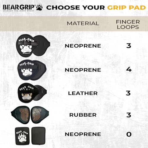 Bear Grip® (Leather - Hygienic Alternative To Weight Lifting Gym Gloves (Leather) - 6