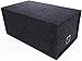 Bbox Dual Vented 15 Inch Subwoofer Enclosure - Pro Series Dual Vented SPL Car Subwoofer Boxes & Enclosures - Premium Subwoofer Box Improves Audio Quality, Sound & Bass - Nickel Finish Terminals