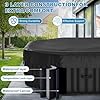 NAIZEA Inflatable Hot Tub - Outdoor Hot Tubs 4 to 6 Person, Portable Blow Up Spa Square Portable Hot Tub, 130 Soothing Bubble Air Jets, Cover, 2 Filter, 240 Gallon,77x77x25 in