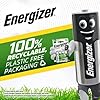 Energizer Recharge Universal - Rechargeable Batteries AAA (4 Pack) - 600 mAh NiMH Triple A Battery - 100% Recyclable Plastic Free Packaging #5