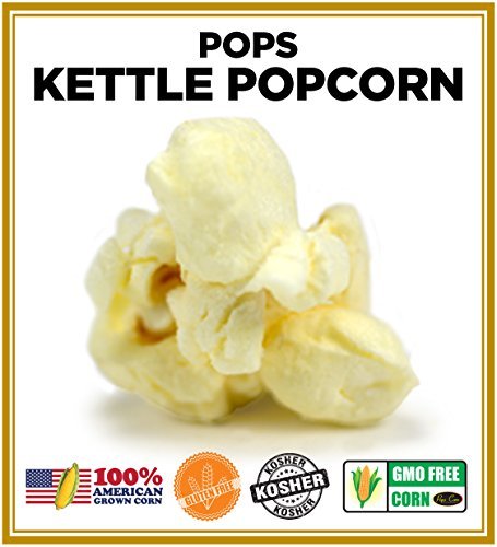 Gourmet Kettle Corn Popcorn-Bulk-Wholesale-5 Gallons-90 Cups-60 Oz -Free Sanitary Scooper & 20 Gift Bags Included! #TOP1