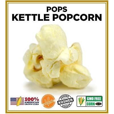 Gourmet Kettle Corn Popcorn-Bulk-Wholesale-5 Gallons-90 cups-60 oz -FREE SANITARY SCOOPER & 20 gift bags included!