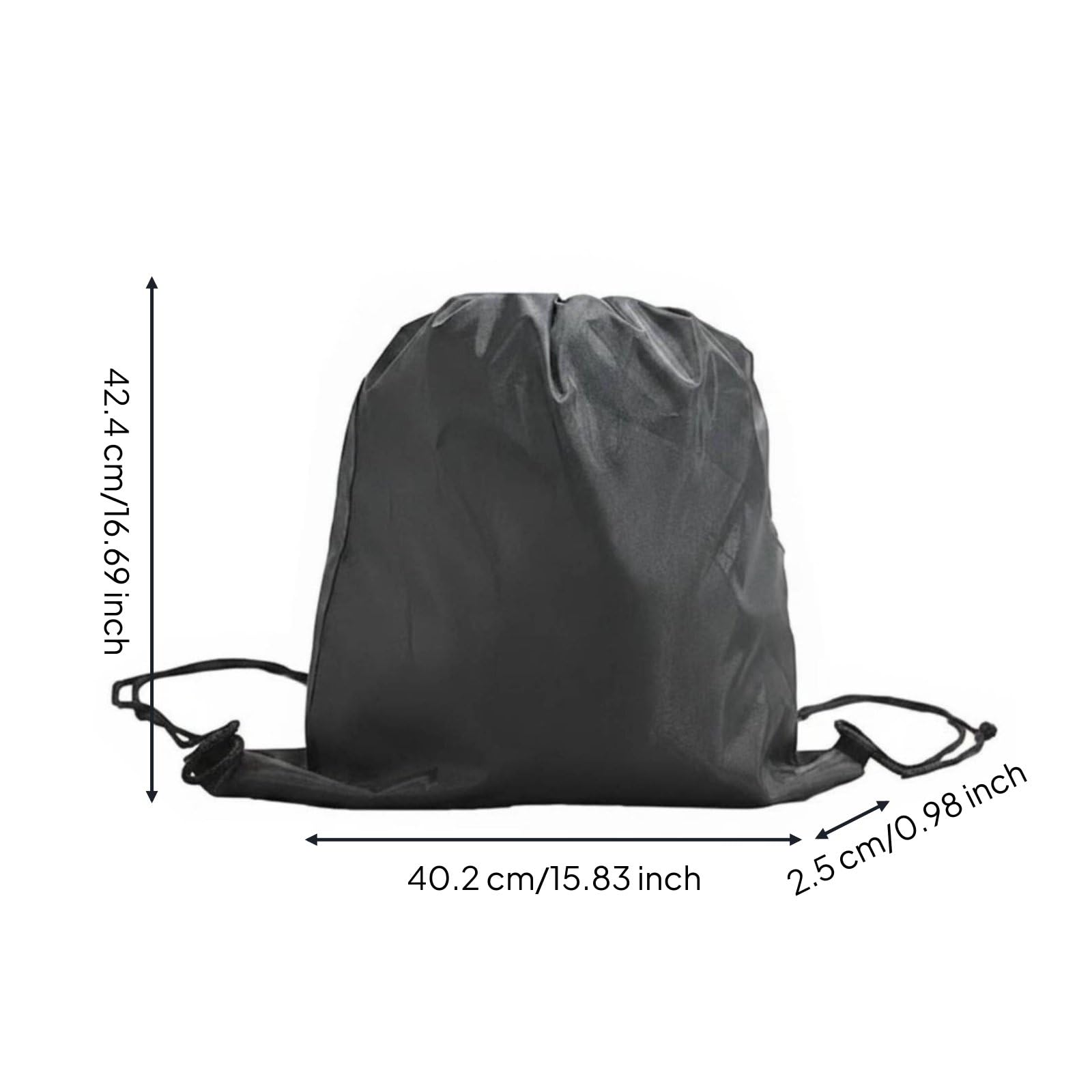 Custodia Casco Sacca Zaino Borsa Sacchetto Materiale Oxford 420D Resistente E Leggero Apertura E Chiusura a Coulisse per Carico Rapido Riparo da, Black 210D