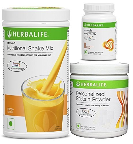 Herbalife Nutrition Formula 1 Mango with Personalized Protein Powder 200 g and Afresh Cinnamon