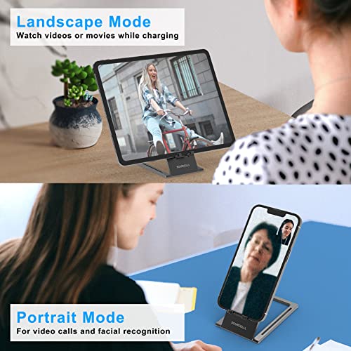 Cell Phone Stand For Desk,Adjustable Phone Stand Holder,Foldable Desk Phone Mount Stand Holder Compatible With Mobile Phones /4-10''Tablet,Portable Iphone Stand/Dock/Cradle,Versatile Phone Stand(Flat) #TOP6