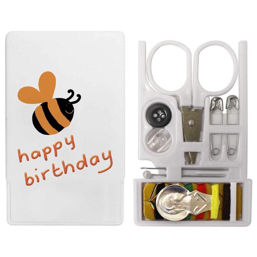 'Happy Birthday Bee' Mini Travel Sewing Kit (SE00038234)