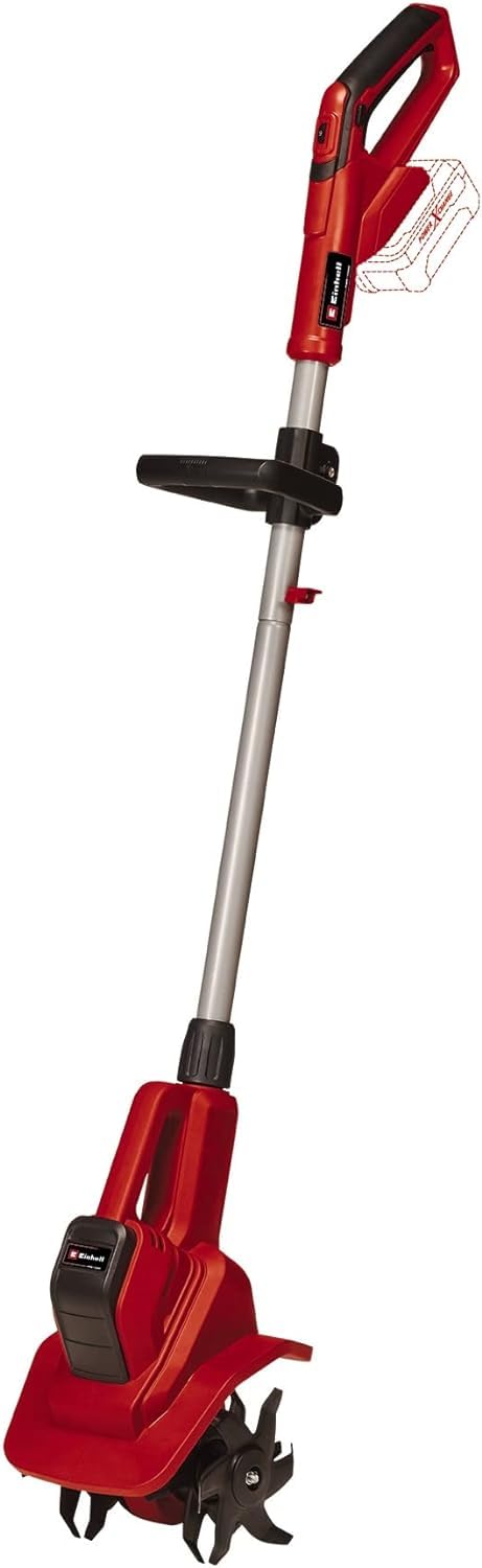 Einhell Glebogryzarka akumulatorowa GE-CR 18/20 Li E-Solo Power X-Change & Einhell Power X-Change Akumulator z Ładowarką, Czarny/Czerwony, ‎