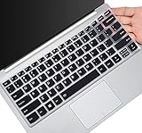 Keyboard Cover for Lenovo Flex 14 2-in-1 14 Inch / Lenovo Yoga 730 15.6' / Yoga 730 720 720S 13.3' / Yoga 720 12.5' / Yoga C940 C930 920 13.9/Yoga C740 14'/Ideapad 720s 13' 14' Keyboard Skin, Black
