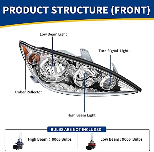 2005 camry headlight assembly Clearance