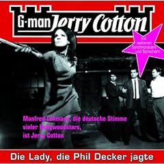 Diseño de la portada del título Die Lady, die Phil Decker jagte (Jerry Cotton Folge 8)