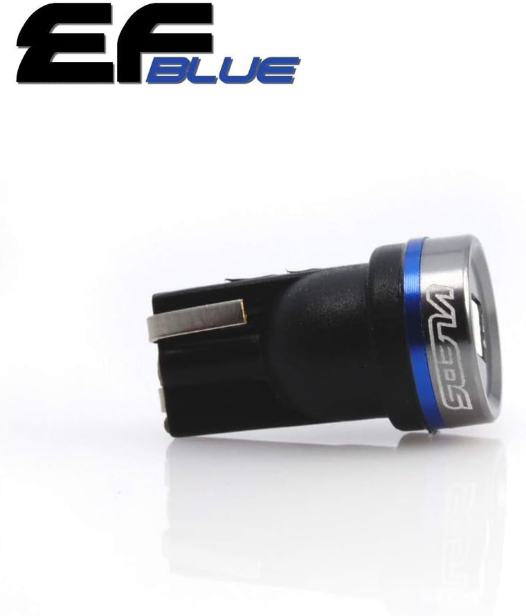 VLEDS 2pcs Blue 194 T10 2825 180° End Fire LED Bulb