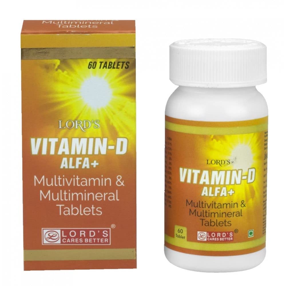 Lords Vitamin-D Alfa+ Tablet (Pack of 60 Tablets) (B0BKYJ221Z) Amazon Price History, Amazon Price Tracker