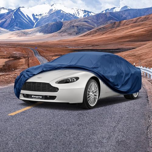 Image of Kaugung Heavy Duty Car Cover Custom Fit Aston Martin Vantage V8 V12 (2010-2022),Waterproof All Weather Resistant Outdoor Sun Rain Dust Protection with Anti-Theft Lock.(USA Warehouse,Within 3-7 Days)
