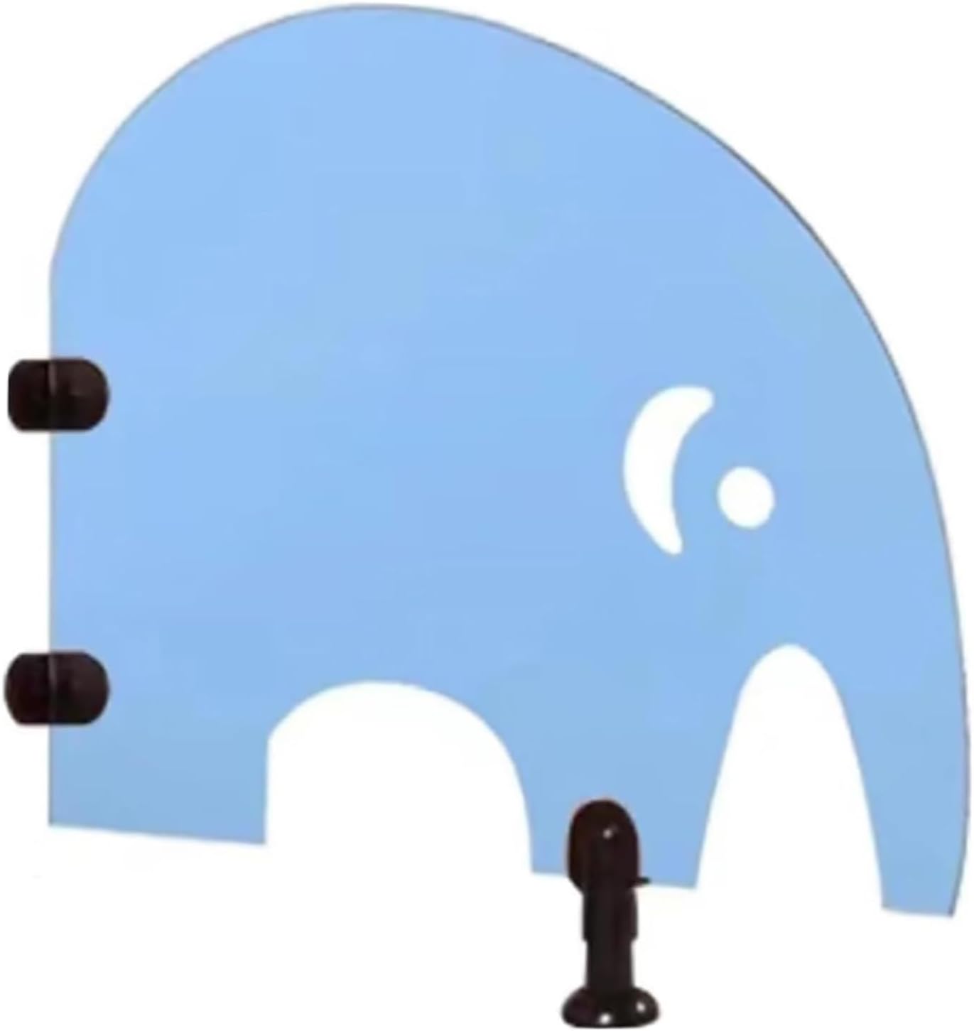 Children's cartoon urinal partition, toilet partition, wall mounted privacy screen, multi-color optional, solid high-density board, suitable for kindergartens, schools, shopping malls(Blue,80cm/31.5in