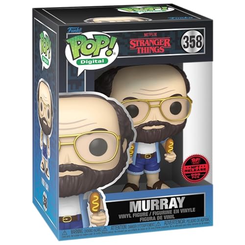 Funko Pop! Digital Stranger Things Murray Vinyl Figure #358, NFT Release, Limited to 999 Pieces