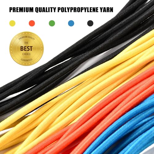 Small Bungee Cords with Hooks 12 Pack - image 4