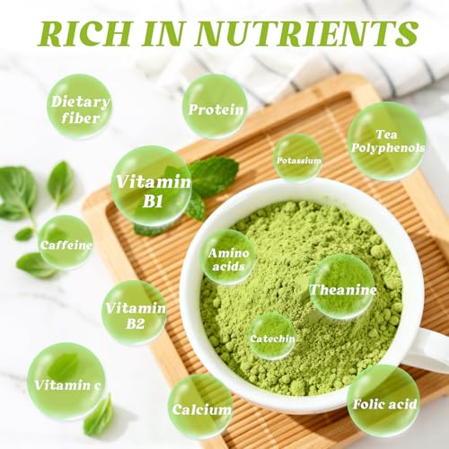Polvo de Matcha ceremonial para energía y enfoque miniatura 4