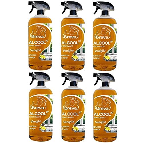ALCOOL 70° (spray) COLORATO PROFUMATO VANIGLIA​ 750 ML (6)