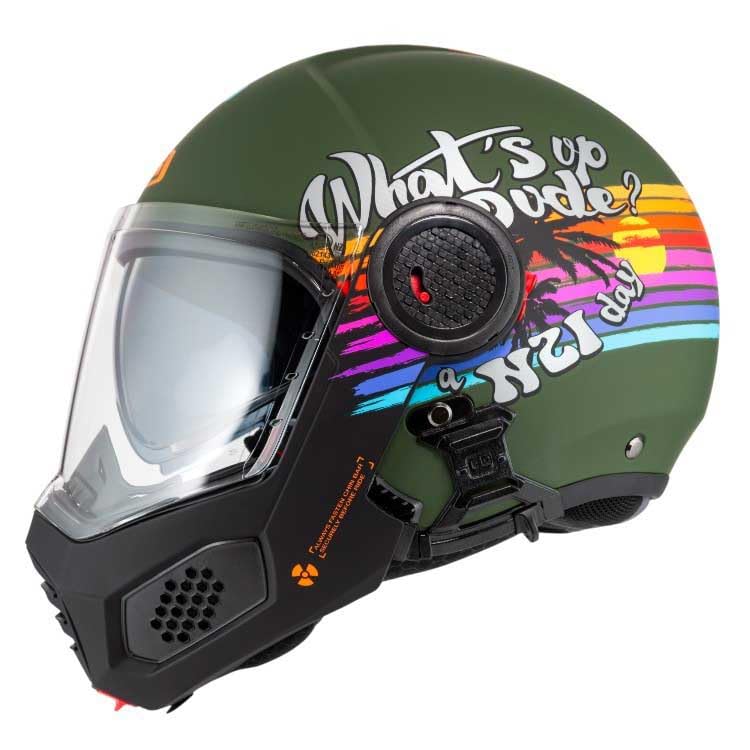 Casque Nzi Minimod Duo Rainbow M : la solution contre la buée et les coups de chaud