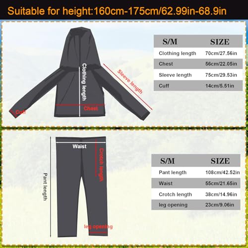Chaqueta protectora insectos transpirable con bolsa para mochila 5