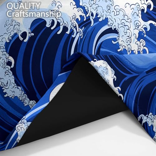 Cortinas opacas con aislamiento térmico y estampado abstracto de rayas onduladas, 2 paneles 6