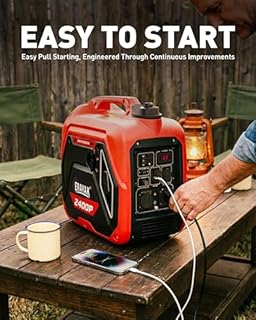 ERAYAK 2400W Portable Inverter Generator for Home Use, Super Quiet Small Generator for Camping Outdoor Emergency Power Backup, Gas Powered Engine, EPA, ECO Mode