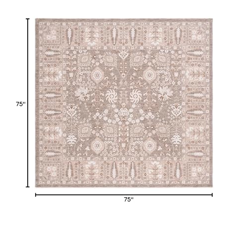 Tapete cuadrado 6'3'' x 6'3'' Sage Beige miniatura 2