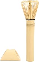 Matcha Whisk, Japanese Bamboo Tea Whisk Chasen Matcha Stirrer Long Handle Green Tea Powder Brush Tool (White)