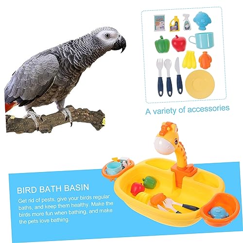 Bain pour oiseaux avec douchette automatique sécurisé - 7