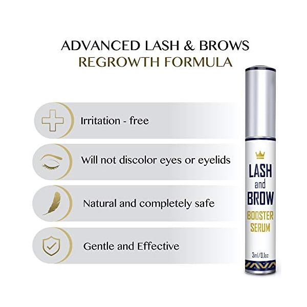 Natural-Lash-Growth-Serum-Eyebrow-Growth-Enhancer-Eyelash-Booster-to-Grow-Longer-Eyelashes-Lash-Boost-Brow-Enhancing-Serum Natural Lash Growth Serum - Eyebrow Growth Enhancer - Eyelash Booster to Grow Longer Eyelashes - Lash Boost & Brow Enhancing Serum
