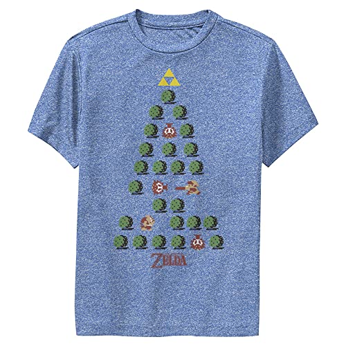 Nintendo Zelda Christmas Tree Boys Short Sleeve Tee Shirt