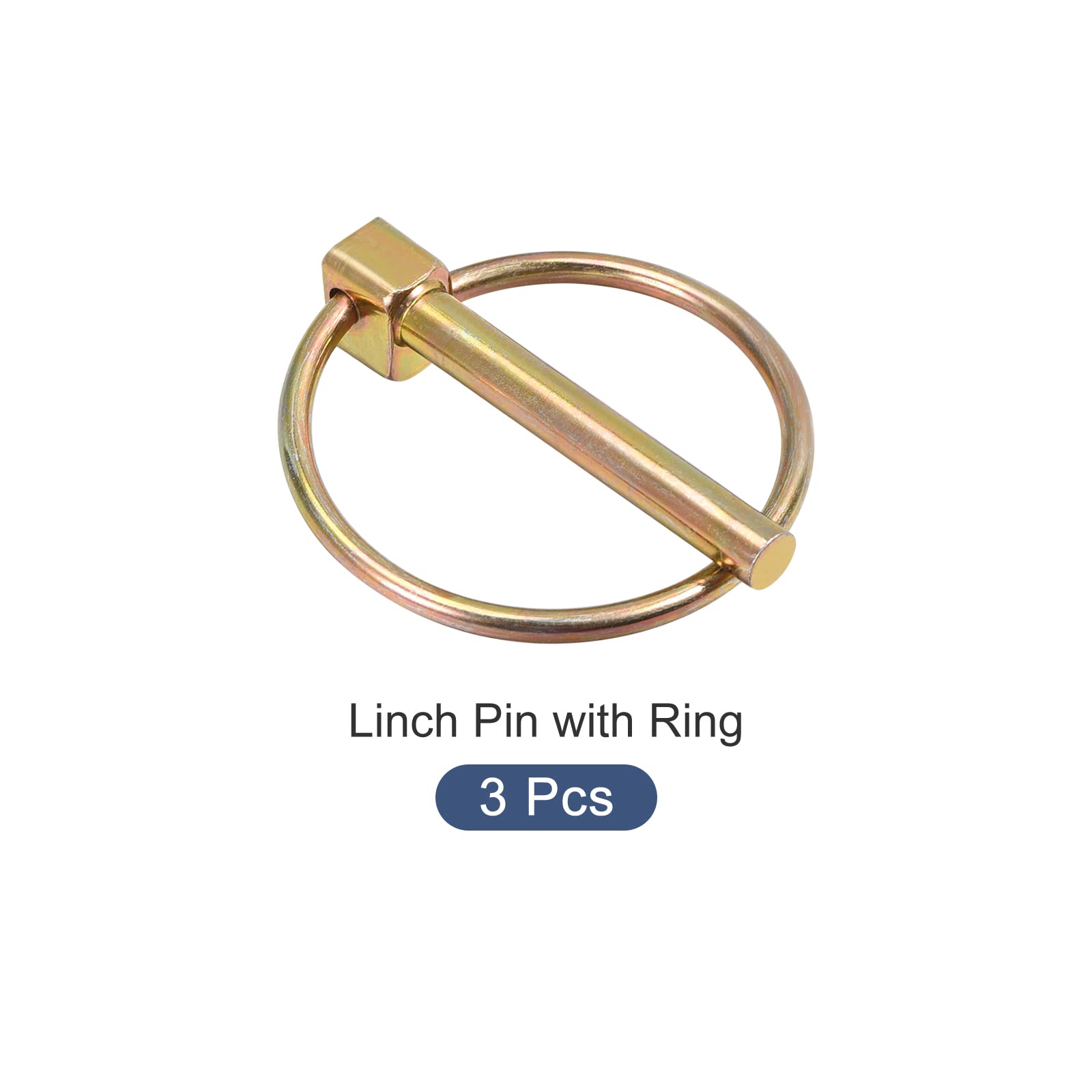 Amazon.co.jp: METALLIXITY リング付きリンチピン 6 mmx43 mm 3個 炭素