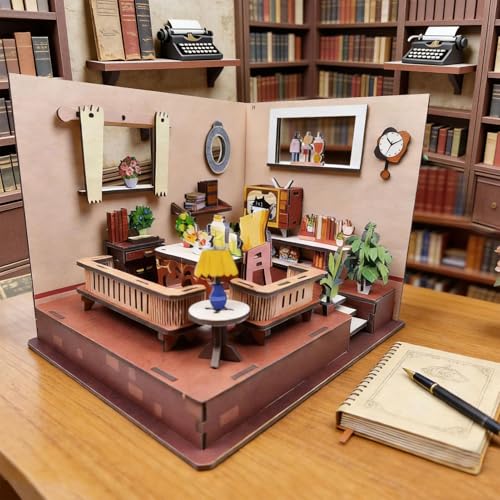 Puzzle 3D maison miniature kit de construction bois ado - 3