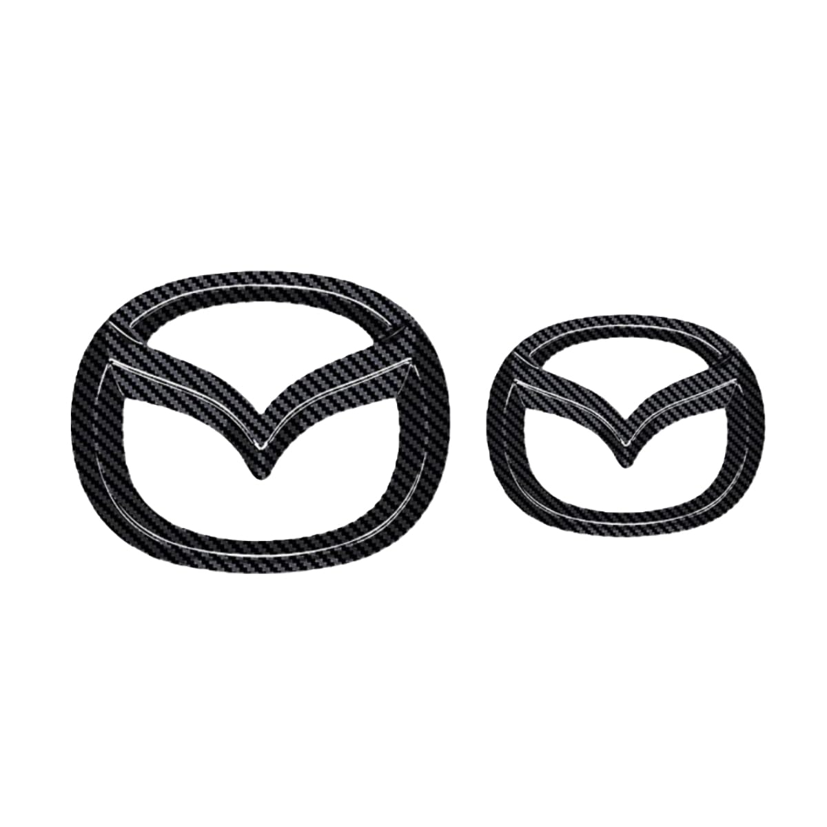 Emblema Delantero Y Trasero Negro Para Mazda CX-5 (2021-2025) – ABS 3D, No Híbrido, Fácil Instalación