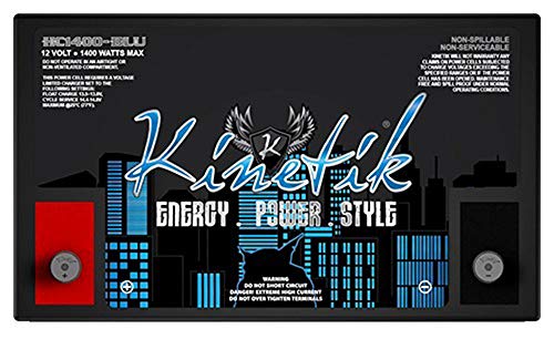 Kinetik Khc1400 Power Cell Car Audio Battery System, High Current, 1400W Hc1400 #TOP1