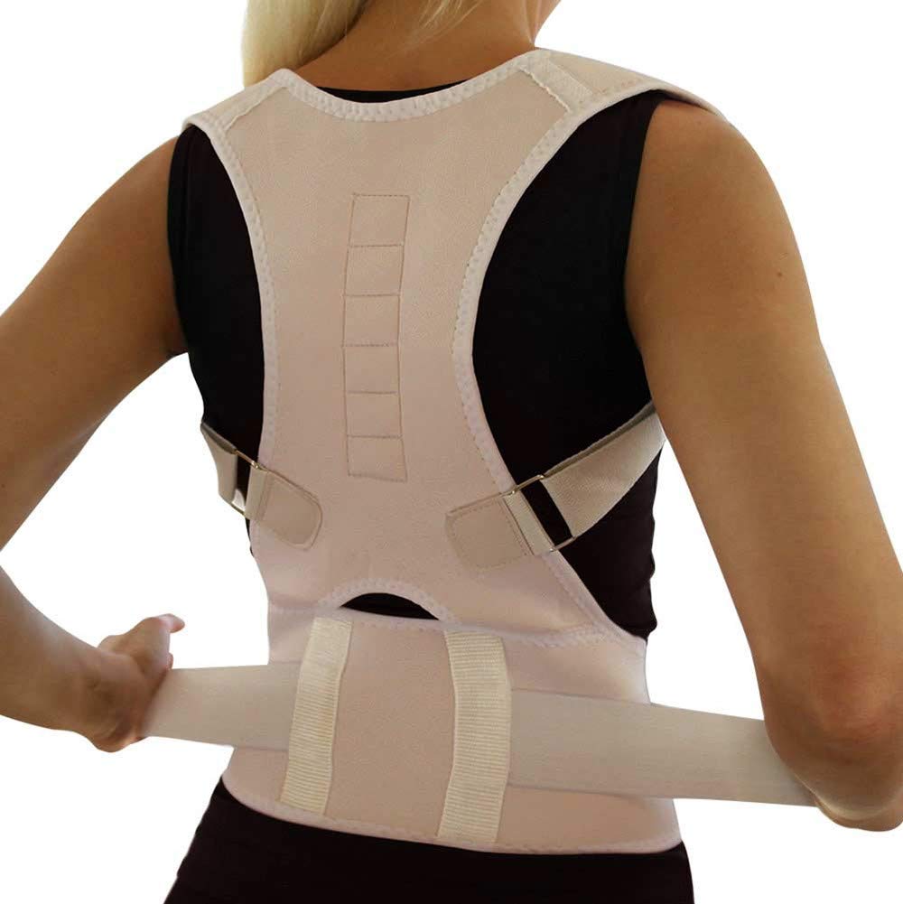 Correttore posturale Regolabile per Uomo e Donna, Corpo, Supporto per Spalle, Cintura, Schiena, correzione dell'usura della Vertebra